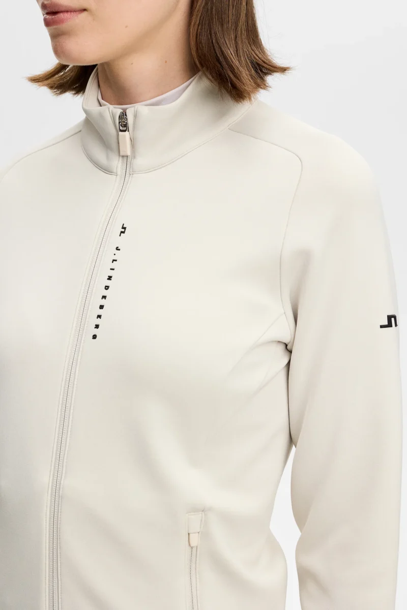 J.LINDEBERG Selena Full Zip Jacke für Damen Moonbeam (Beige)