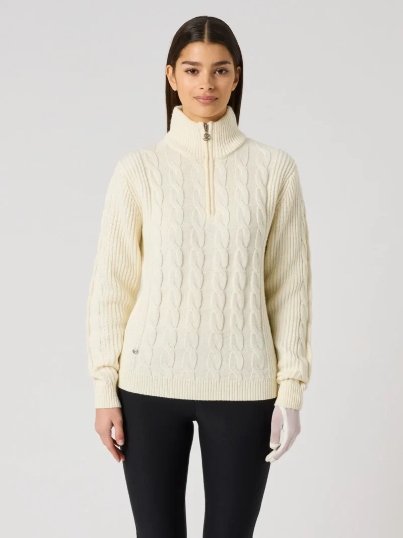 Daily Sports Cable LS Pullover (Windbreaker) für Damen Ivory