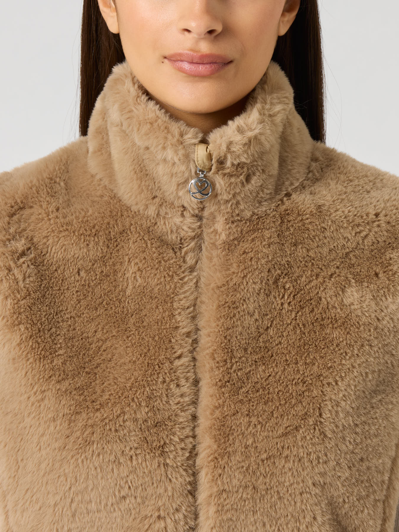 Daily Sports Fur Weste für Damen Bark (Braun) – Bild 2