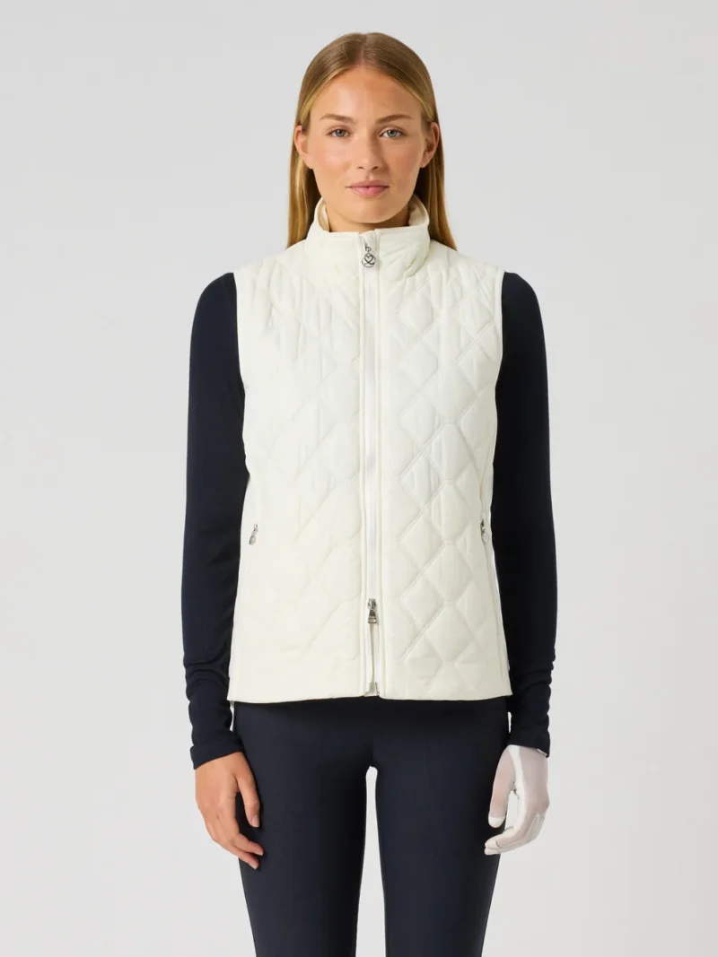 Daily Sports Quilt Padded Weste für Damen Ivory