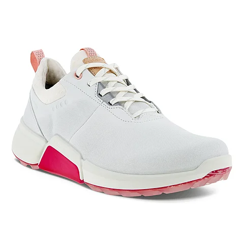 Ecco Biom H4 Damen Golfschuhe Weiss/Silber/Pink