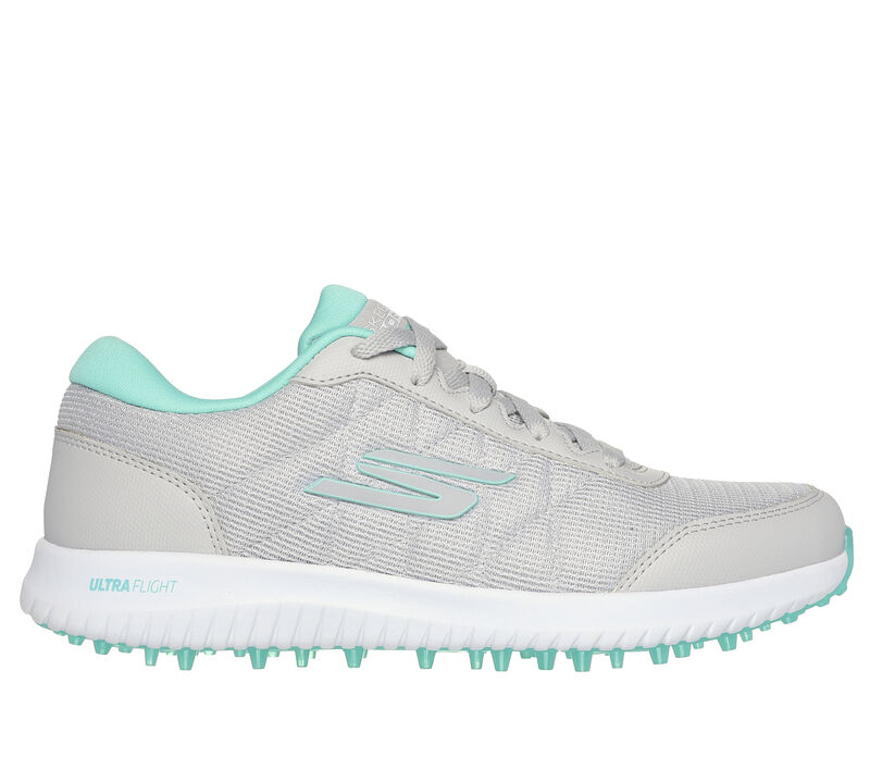 Skechers Go Golf Max Fairway 4 Damen Golf Schuhe Grau/Türkis – Bild 3