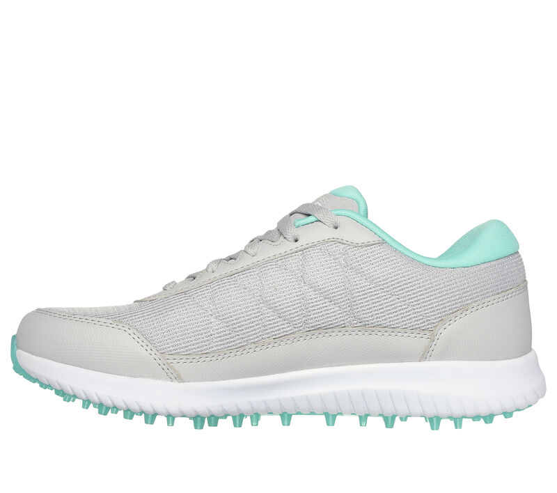 Skechers Go Golf Max Fairway 4 Damen Golf Schuhe Grau/Türkis – Bild 5