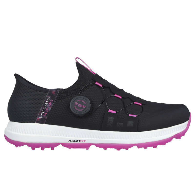 Skechers Go Golf Elite 5 - Slip“In Damen Golfschuhe Black/Pink