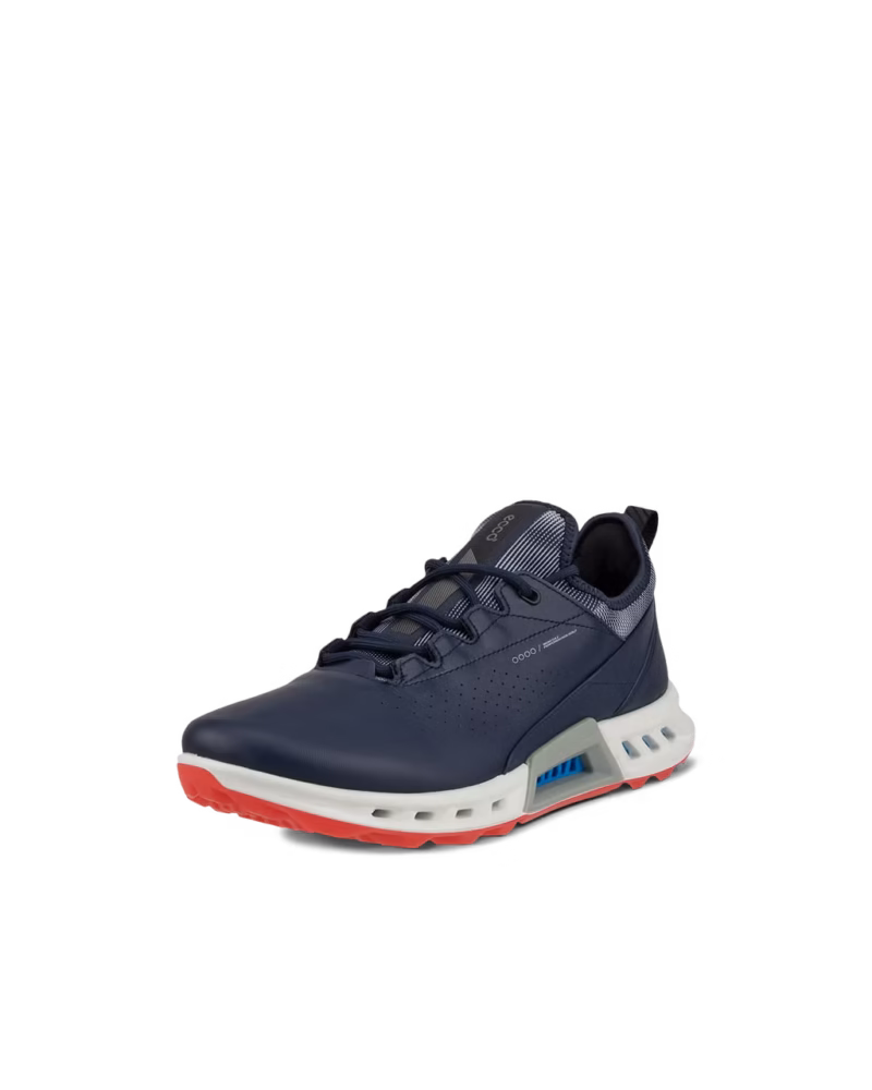 Alternative view of ECCO Golf Biom C4 Golfschuh aus Leder mit Gore-Tex für Damen Blau/Weiß/Pink