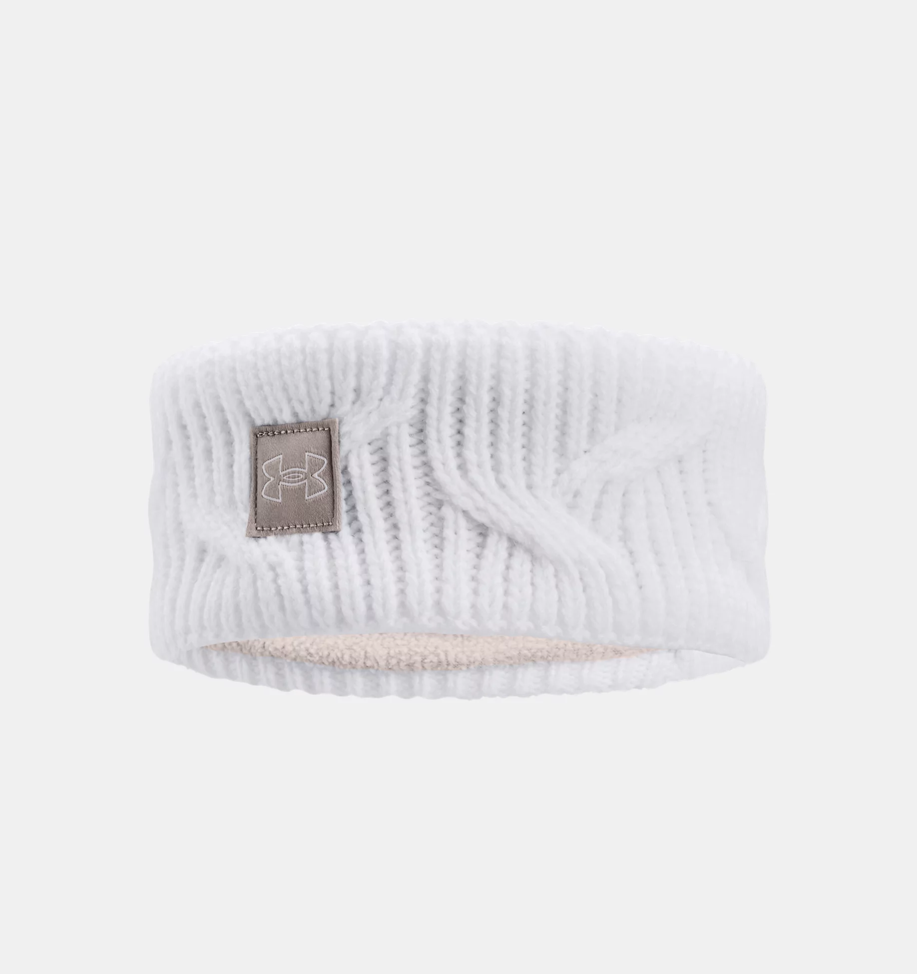 Under Armour Halftime Fleece Stirnband Damen weiss