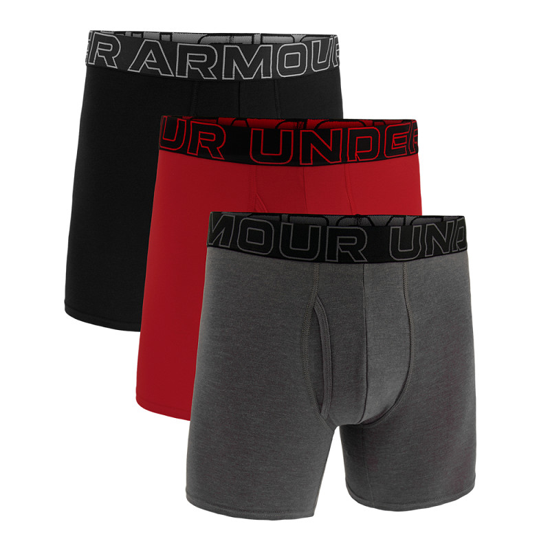 Under Armour PERFORMANCE COTTON - SOLID 6" 3PK Grau/Navy/Schwarz