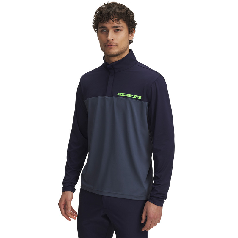 Under Armour T2G 1/4 Zip für Herren Navy/Grau/Grün