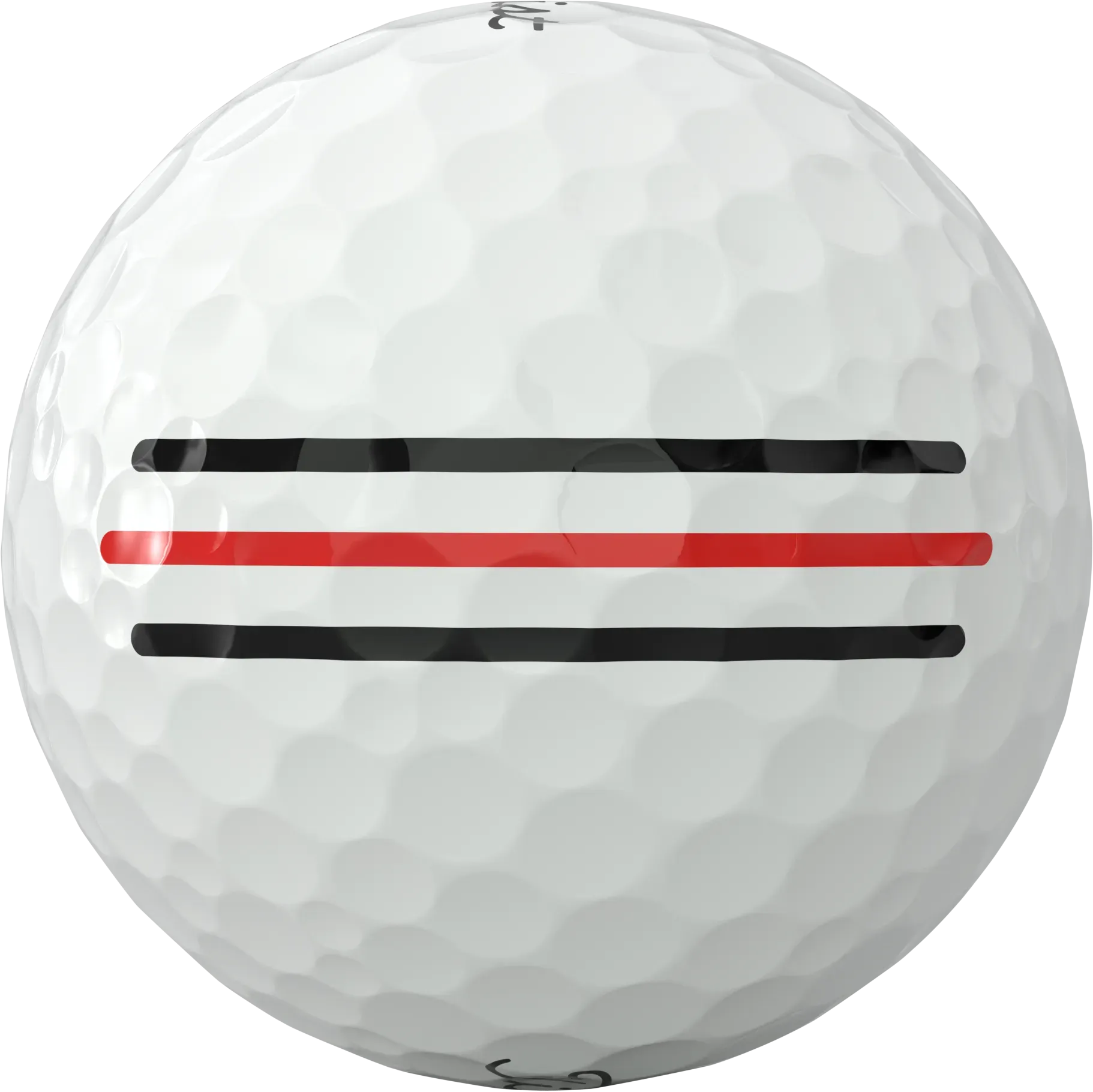 Titleist Tour Soft AIM 360 Red Linie 2026 Golfbälle 12 Stück weiß – Bild 2