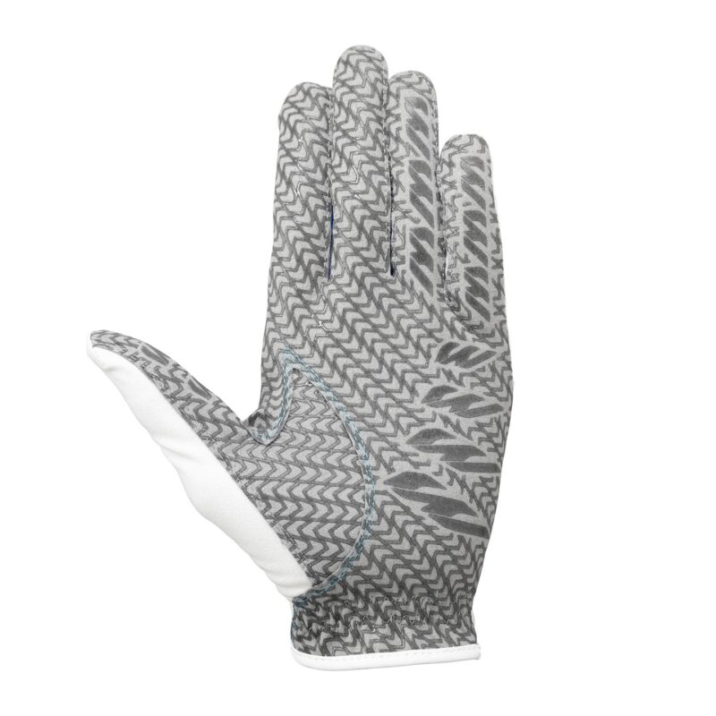 Alternative view of Mizuno Double Grip Herren Golfhandschuh Weiß/Blau