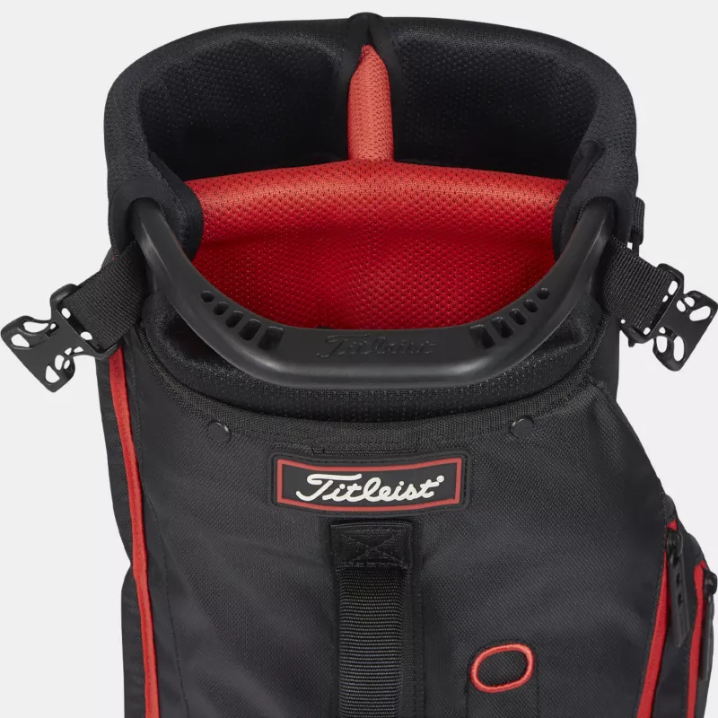 Titleist Premium Carry Bag 2023 Schwarz/Rot – Bild 5