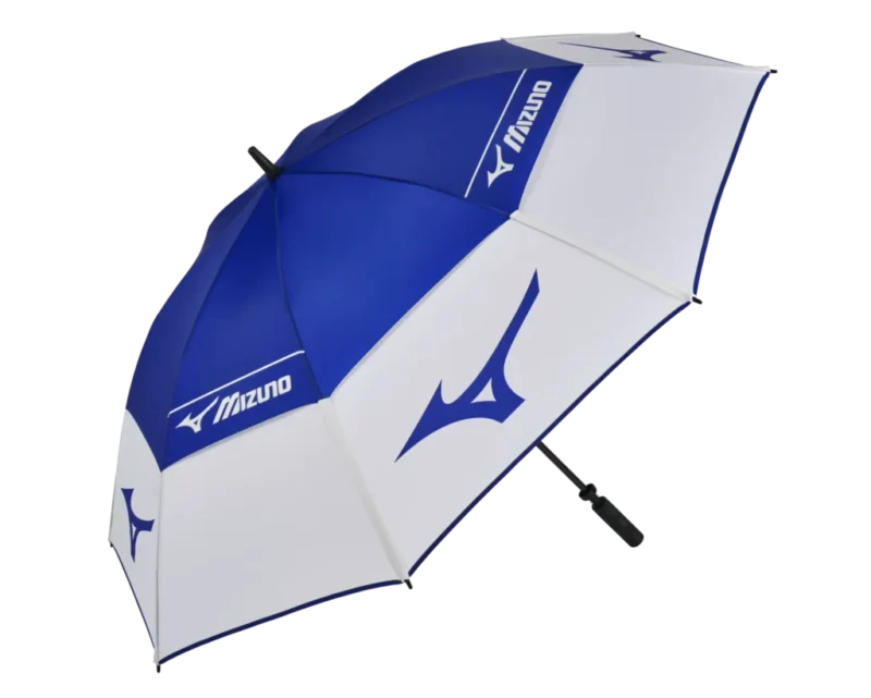 Mizuno Tour Twin Canopy 68" Golfschirm - Blau / Weiss