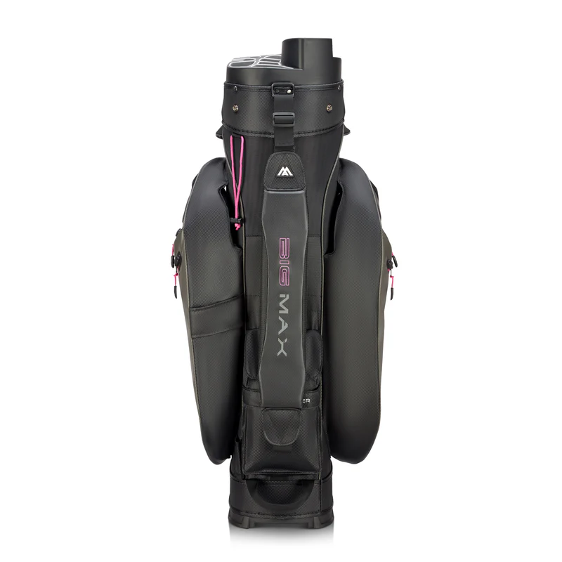 Big Max Dri Lite Silencio 3 Cart Bag – Anthrazit / Schwarz / Fuchsia – Bild 7