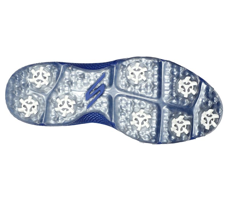 Skechers Go Golf Pro 5 Hyper Herren Golfschuhe Weiss/Blau – Bild 2