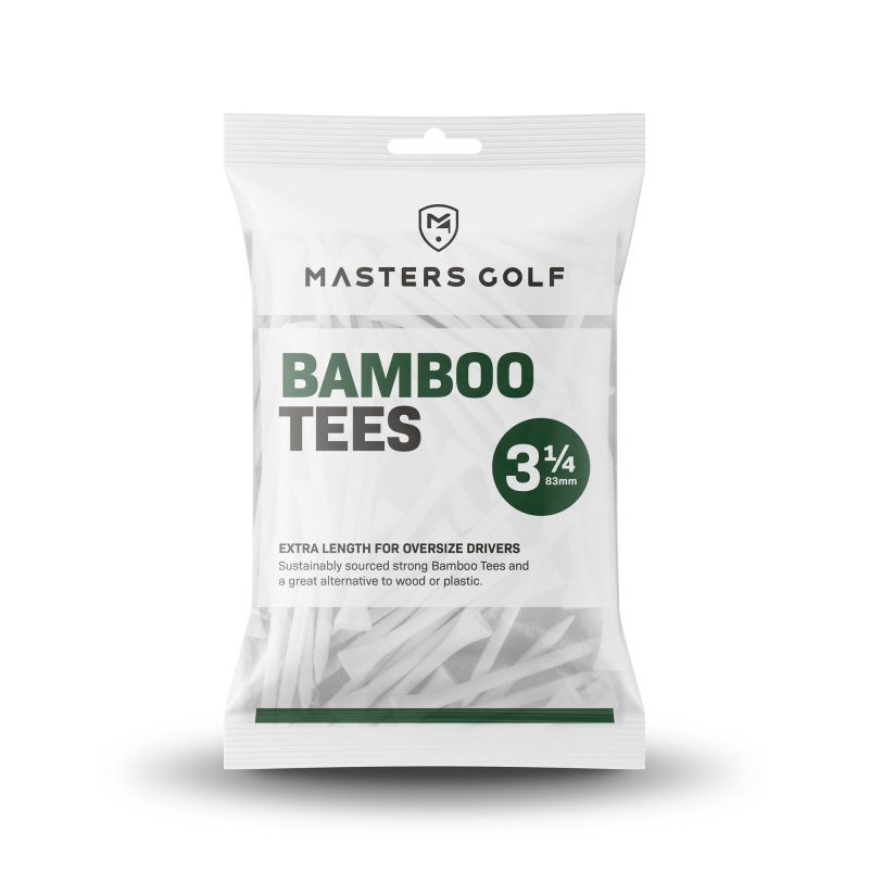 Masters Bambus-Tees 3 1/4 Weiß 15 Stück