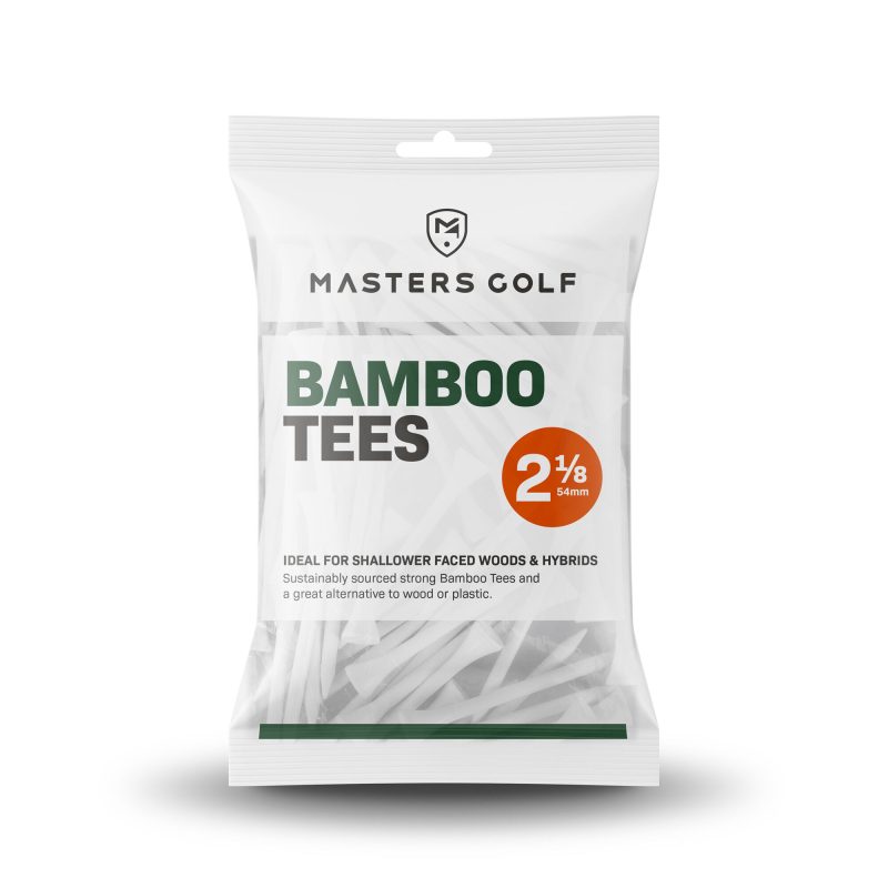 Masters Bambus-Tees 2 1/8 Weiß 25 Stück
