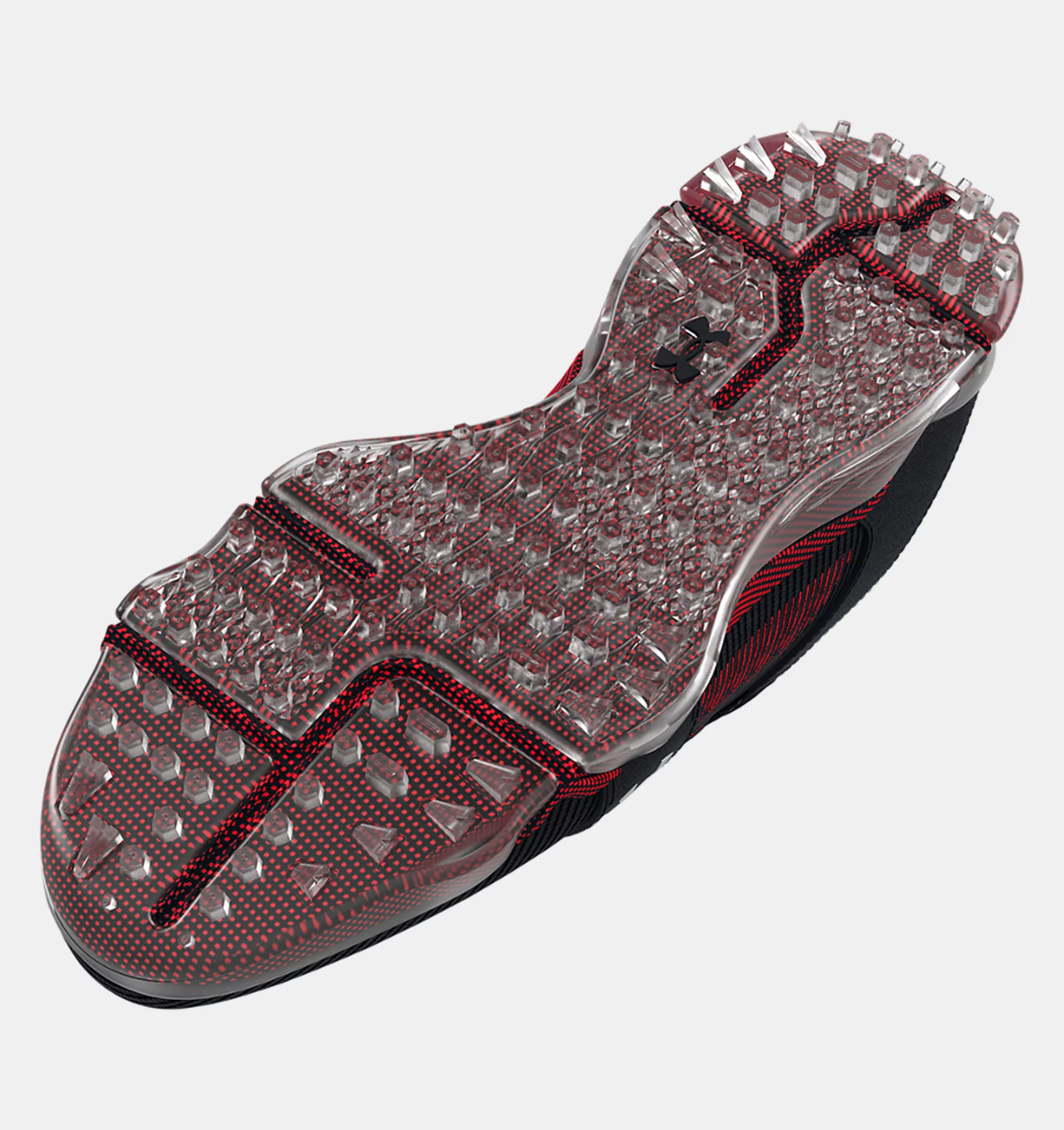 Under Armour HOVR Tour SL Wide Herren Golfschuhe Schwarz/Rot – Bild 2