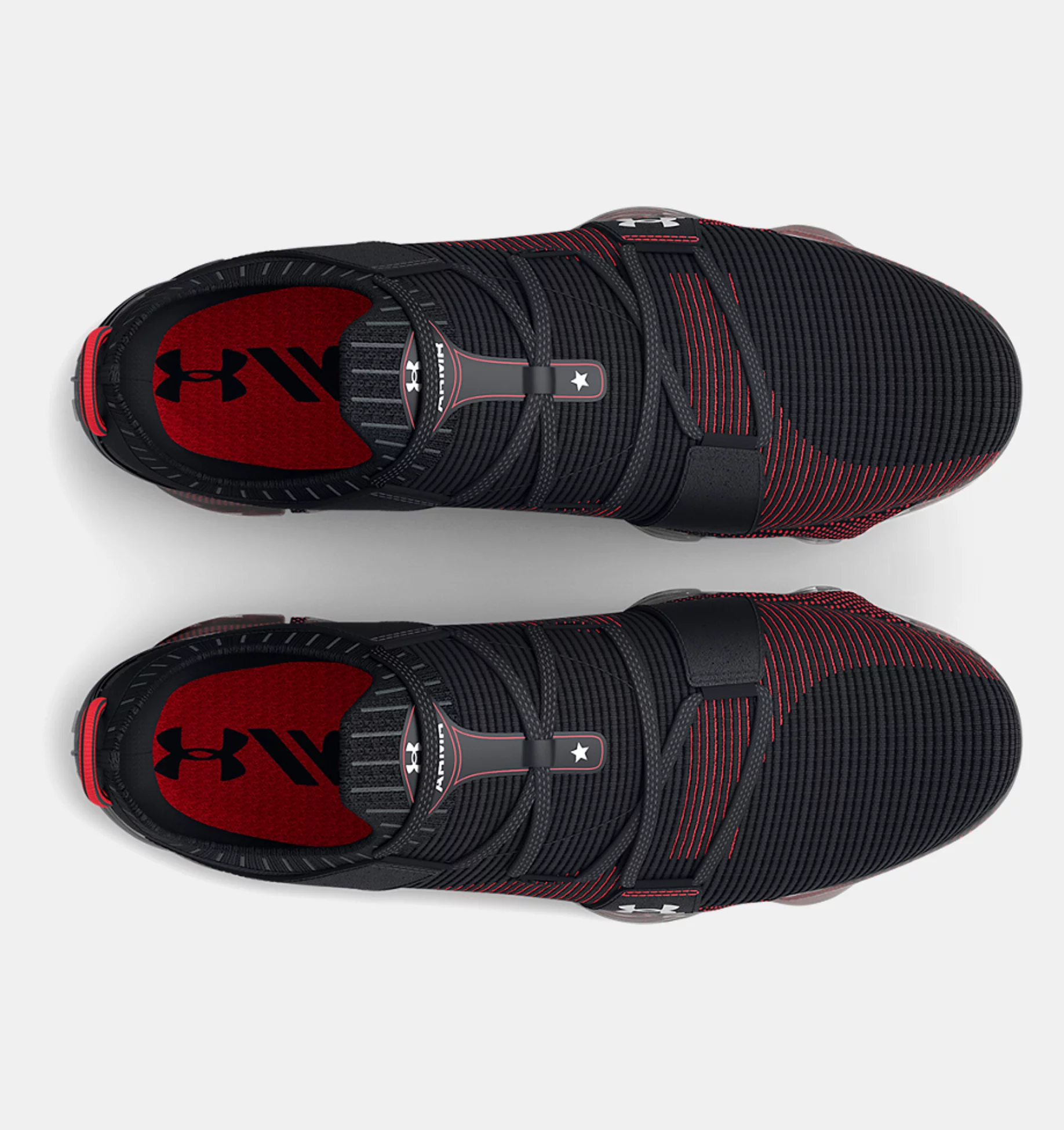 Under Armour HOVR Tour SL Wide Herren Golfschuhe Schwarz/Rot – Bild 3