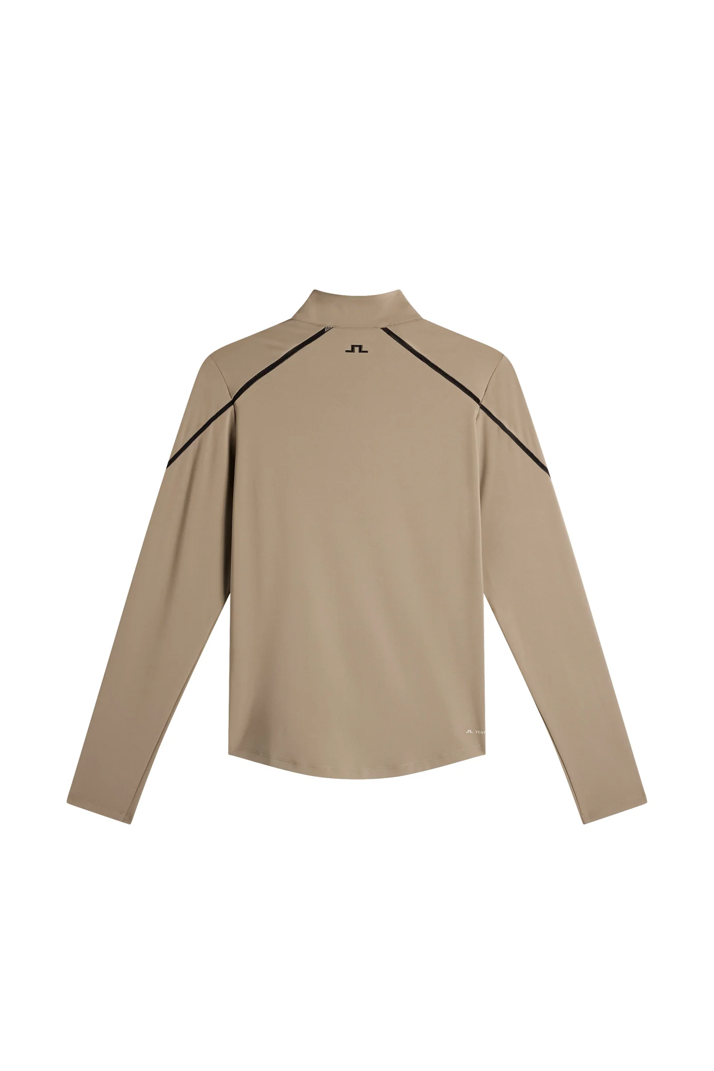J.Lindeberg Alya Vent Quarter Zip Mid Layer für Damen Brindle (Dunkelbeige) – Bild 3