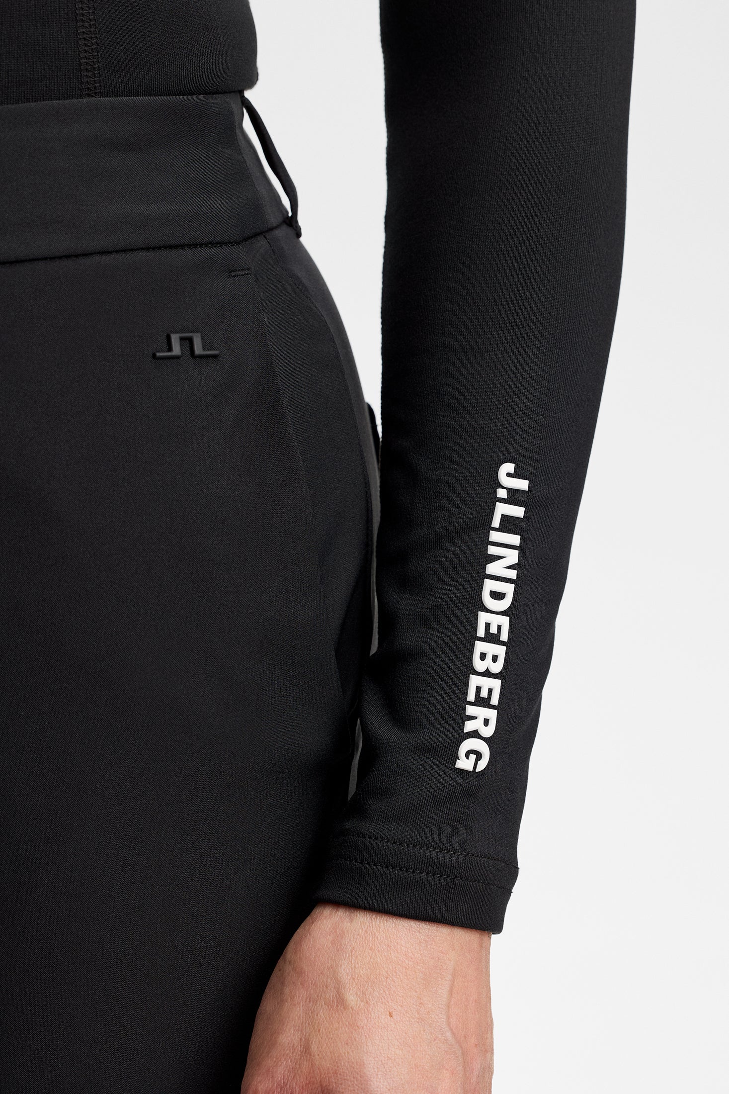 J.Lindeberg Ella Brushed Top für Damen Schwarz – Bild 4