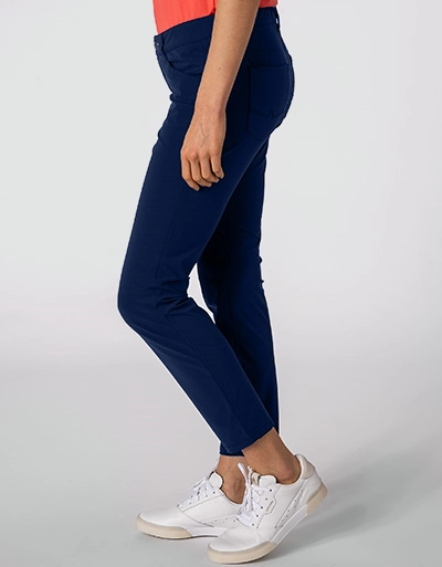 Alberto Mona Summer Jersey Damen 7/8 Hose Navy – Bild 3