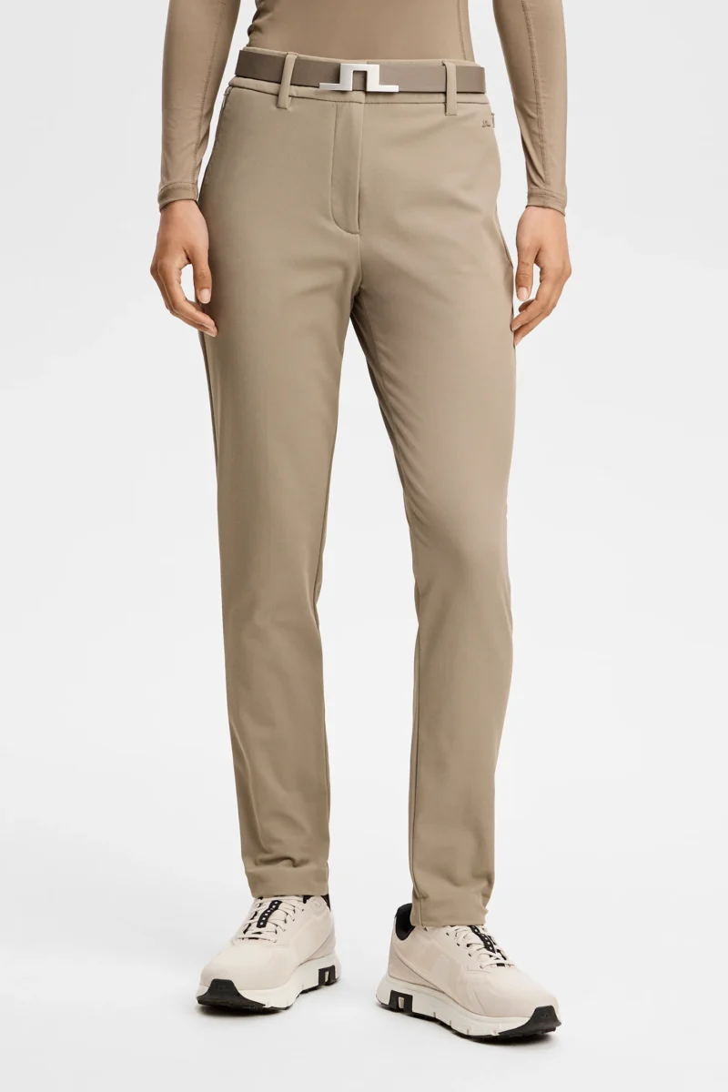 J.Lindeberg Pinja Fleece Hosen für Damen Brindle (Dunkelbeige)