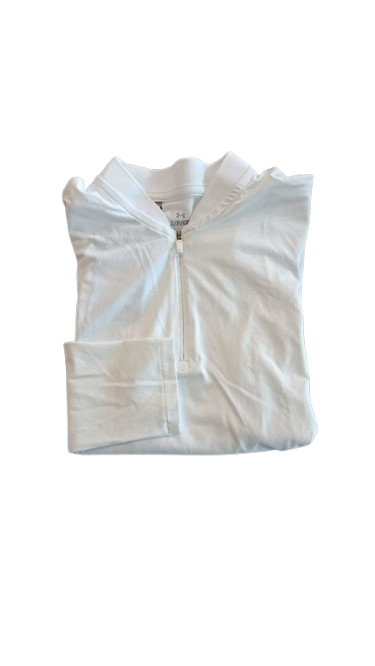 Under Armour Drive Chill LS Polo für Damen Weiß