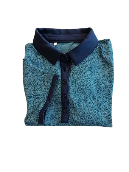 Under Armour Zinger Druck Polo für Damen Blau/Navy