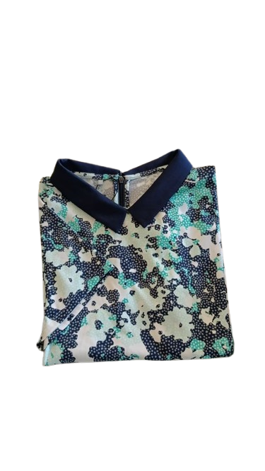 Under Armour Zinger Rise SS Polo für Damen Grün/Weiß/Navy