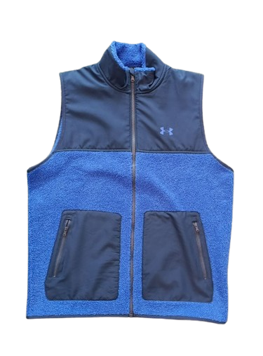 Under Armour Block Fleece Locker Fit Weste für Herren Navy/Blau