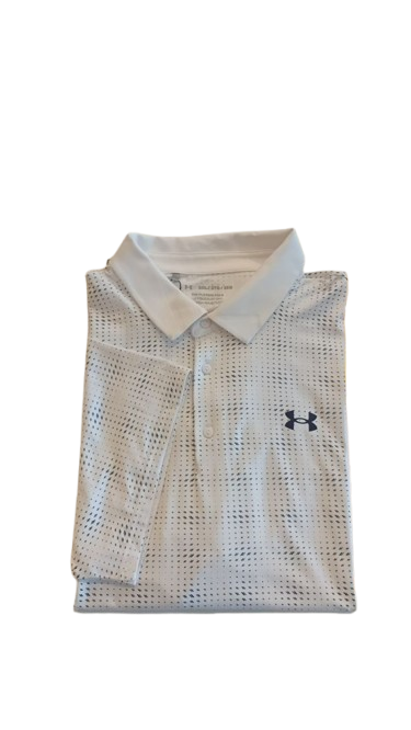 UNDER ARMOUR Playoff 3.0 Printed Polo für Herren Weiß/Schwarz