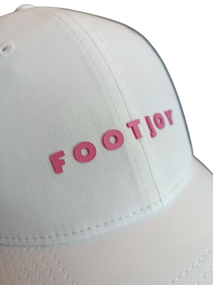 FootJoy Fashion Cap Weiß/Pink – Bild 3