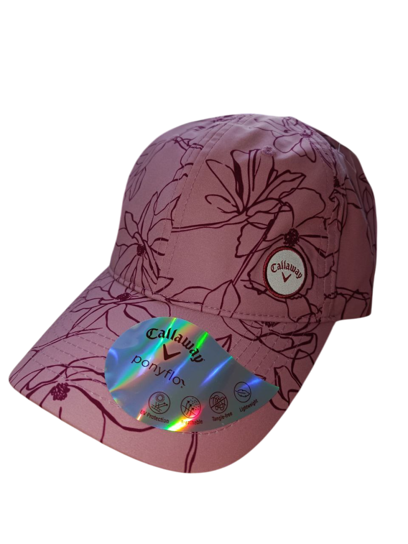 Callaway High Tail Cap für Damen Rote Pflaume