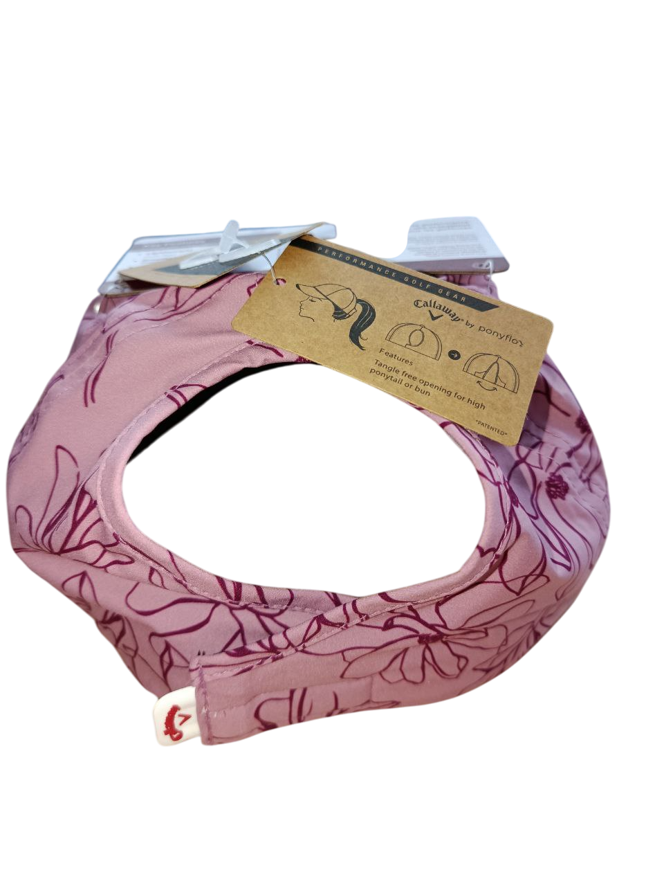 Callaway High Tail Cap für Damen Rote Pflaume – Bild 3