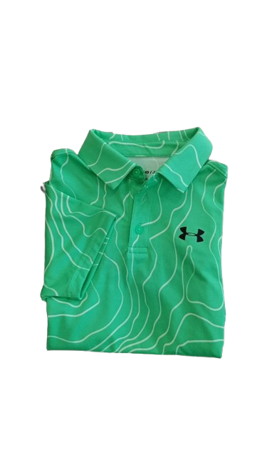 Under Amour Playoff Polo für Kinder Grün/Weiß