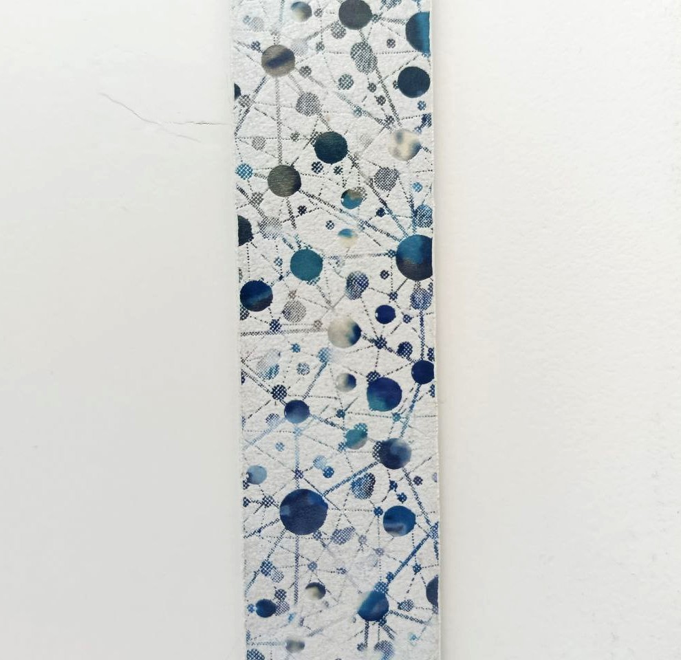 Alberto Gürtel Model 0101/8370 Weiss/Blau – Bild 2