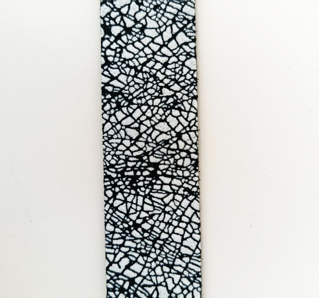 Alberto Gürtel Model 4961 Weiss/Schwarz – Bild 2