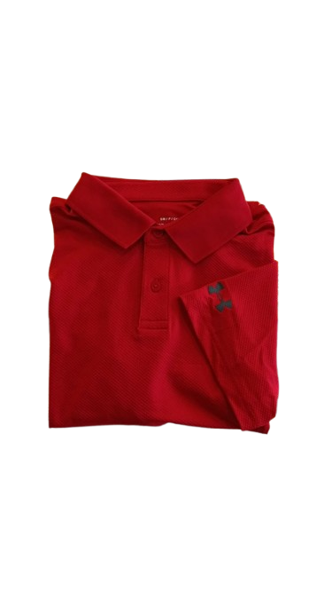 Under Armour Loose Polo für Herren Rot