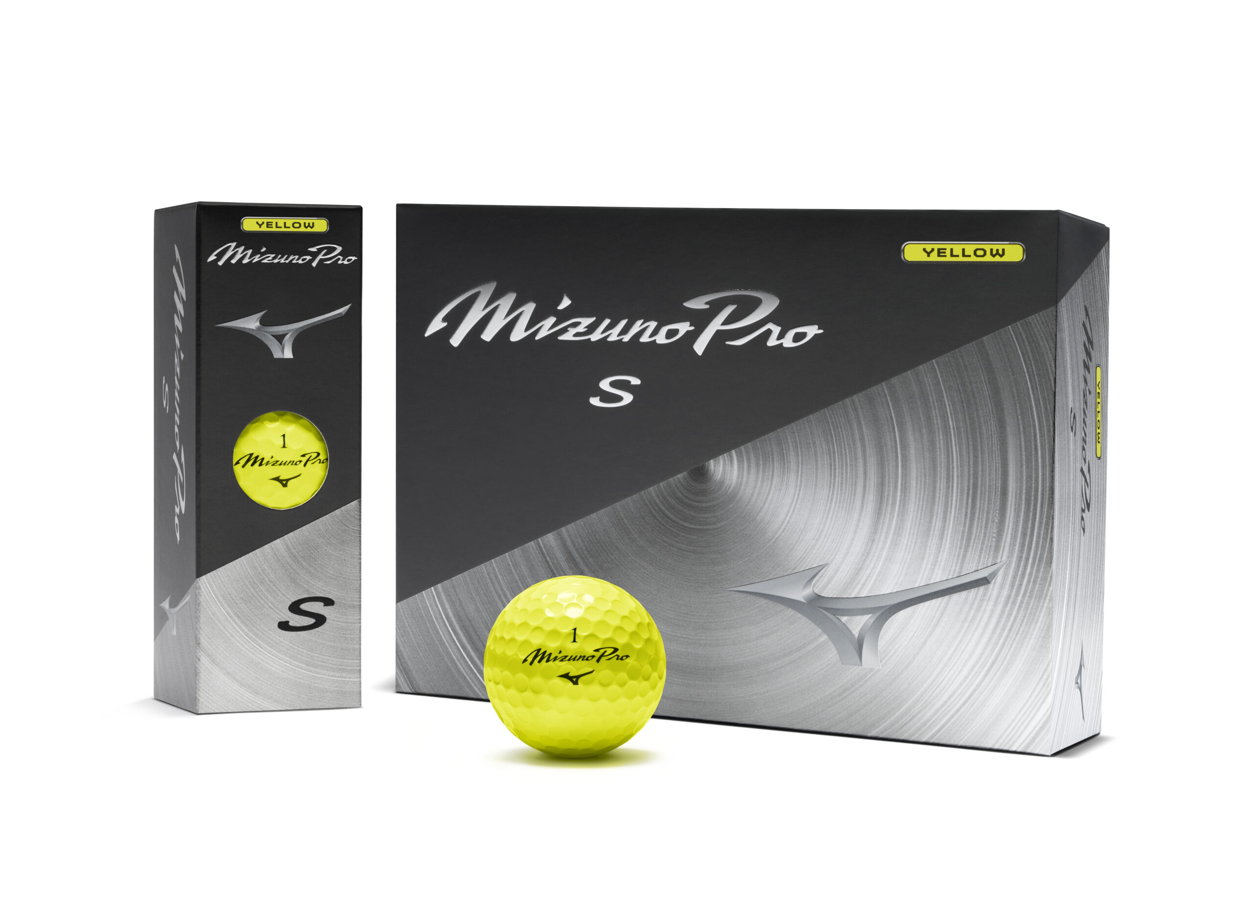 Mizuno Pro S 12 Golfbälle - Gelb