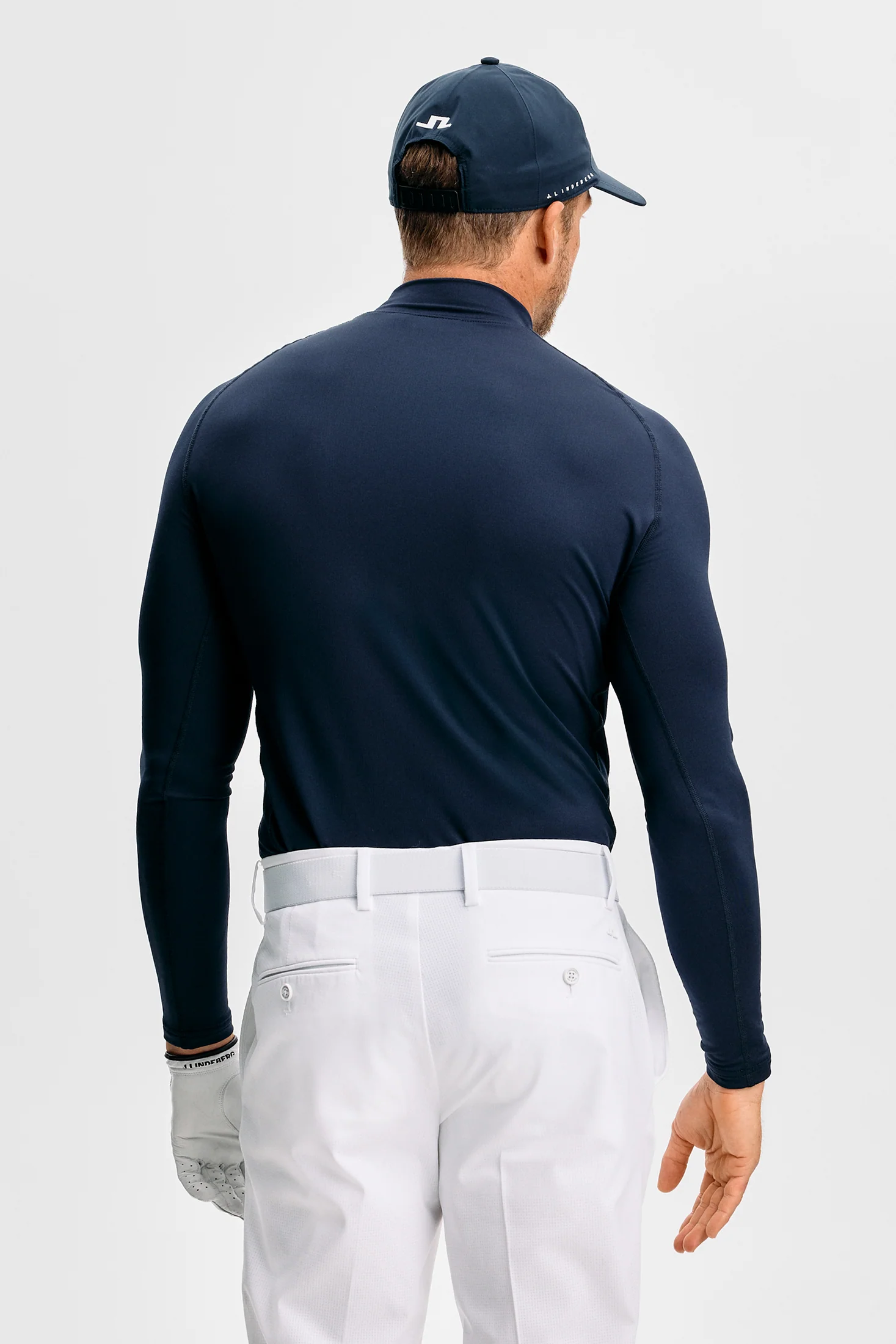 J.Lindeberg Ello Brushed Top für Herren JL Navy – Bild 4