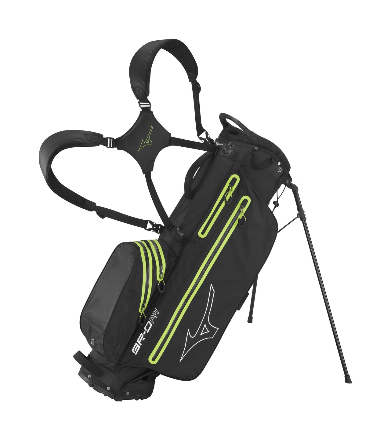 Mizuno BR-DRI Stand Golftasche Schwarz/Grün