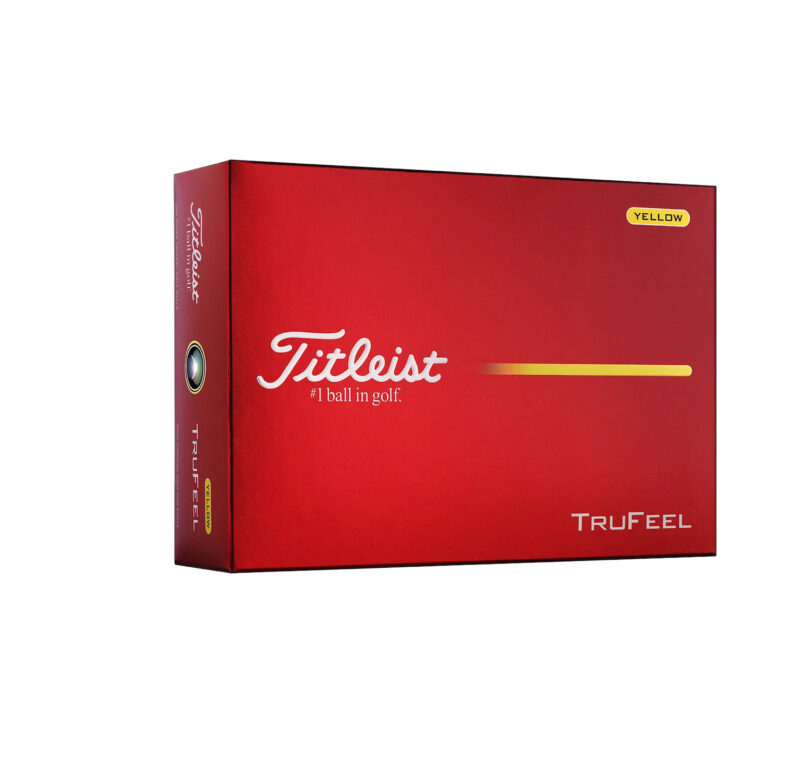 Titleist TruFeel 12 Golfbälle Gelb (2026)