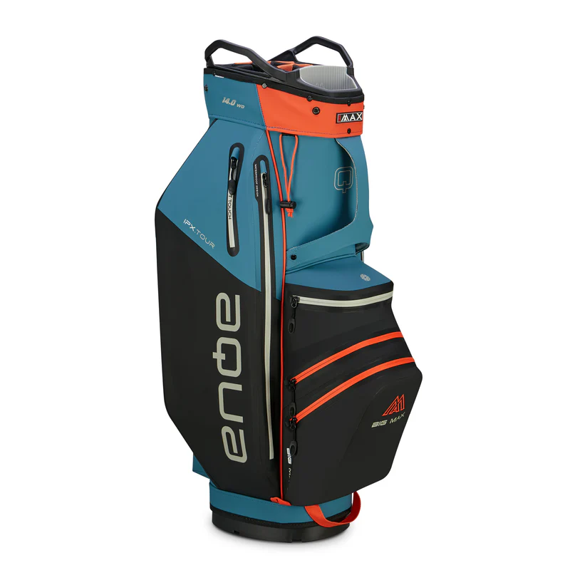 Big Max AQUA IPX.Tour Cartbag – Blau/Schwarz/Orange – Bild 3