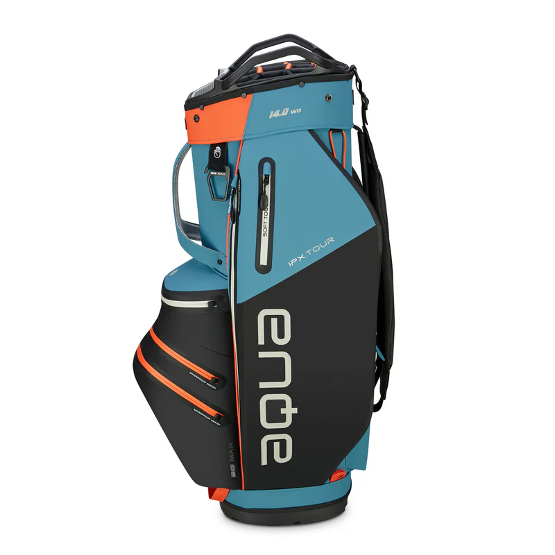 Big Max AQUA IPX.Tour Cartbag – Blau/Schwarz/Orange – Bild 6