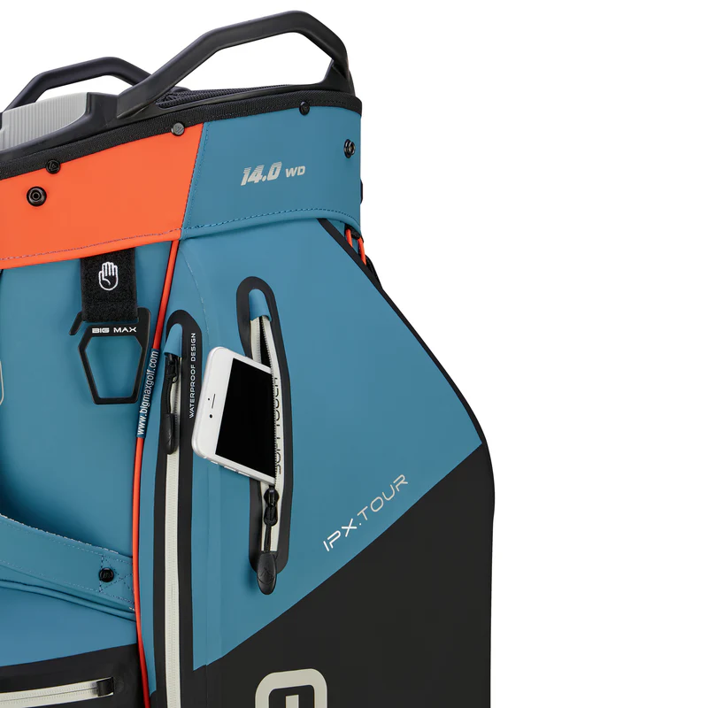 Big Max AQUA IPX.Tour Cartbag – Blau/Schwarz/Orange – Bild 7