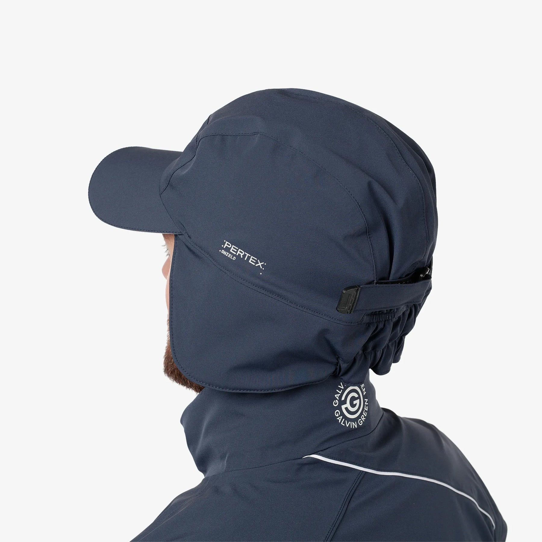 Galvin Green Archer Waterproof Golf Cap Navy – Bild 4
