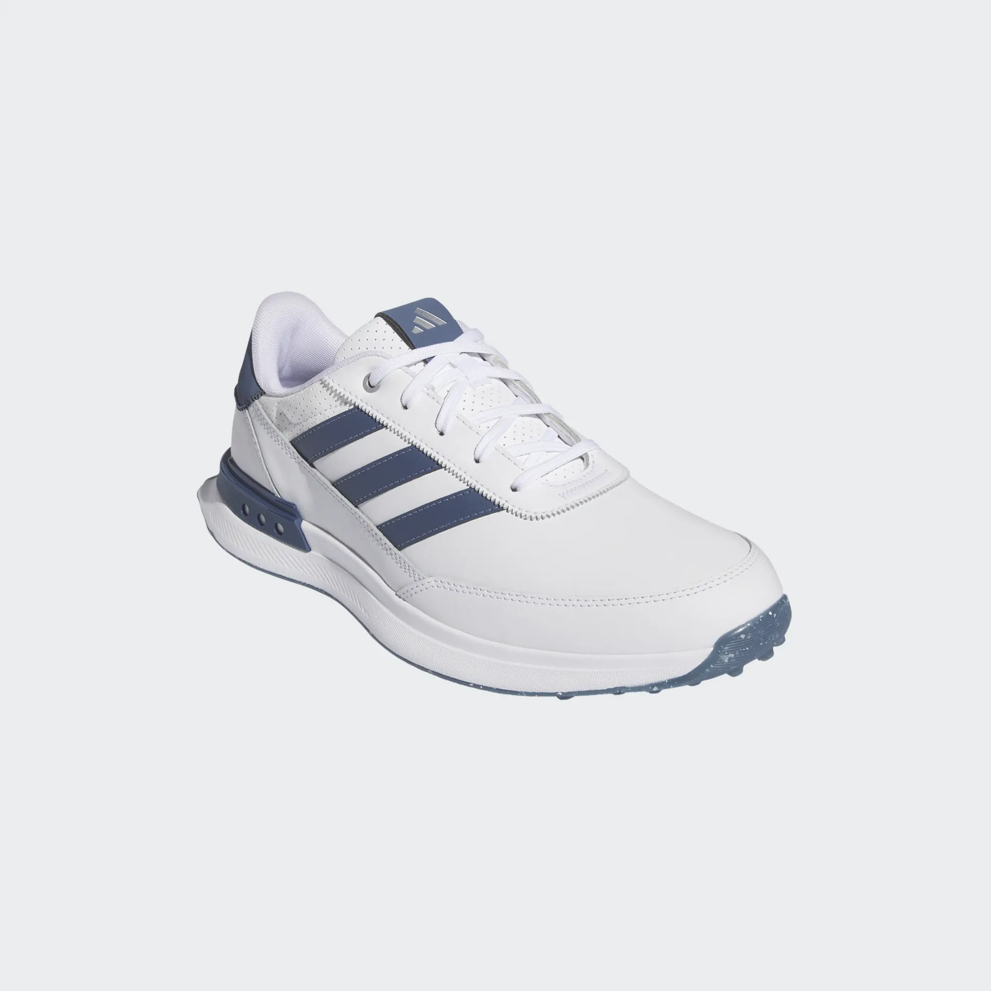 Adidas S2G SL LEATHER 24 Golfschuhe für Herren Weiss/Blau – Bild 3