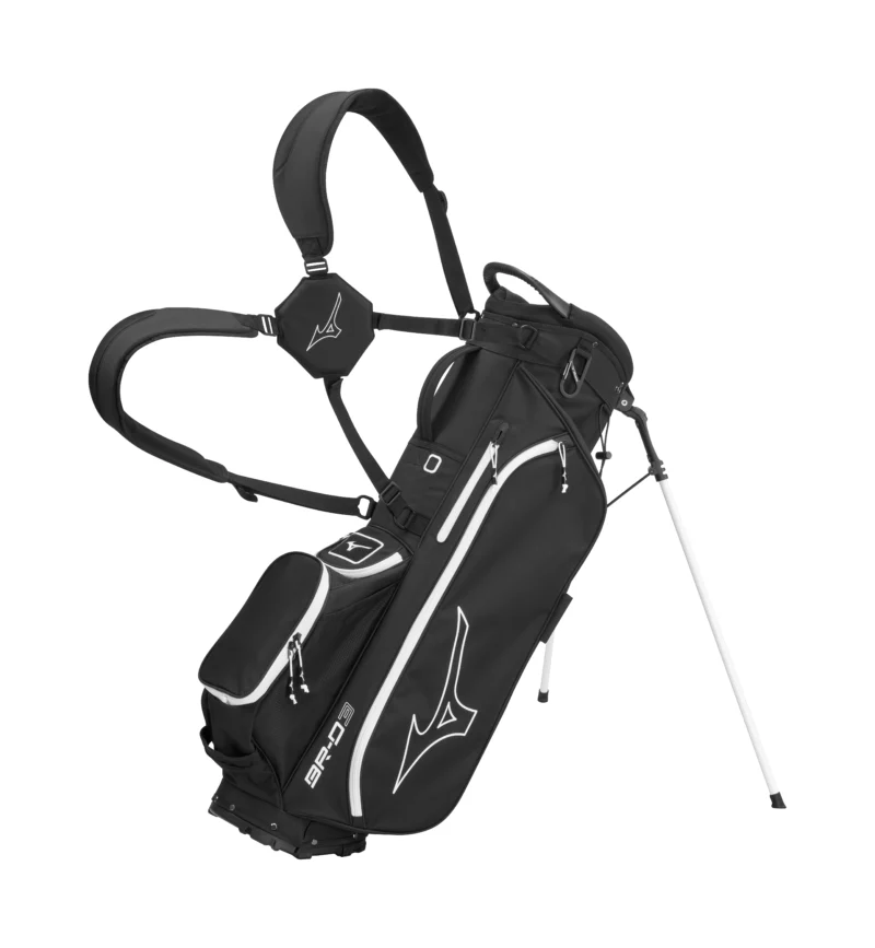 Mizuno BR-D3 Stand Golftasche Schwarz/Weiss