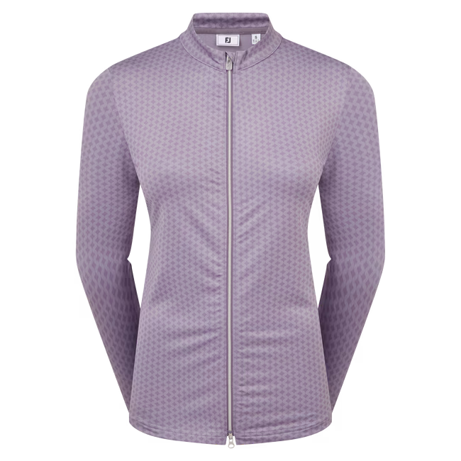 Foot Joy Print FZIP MDLYR Jacke für Damen Violet