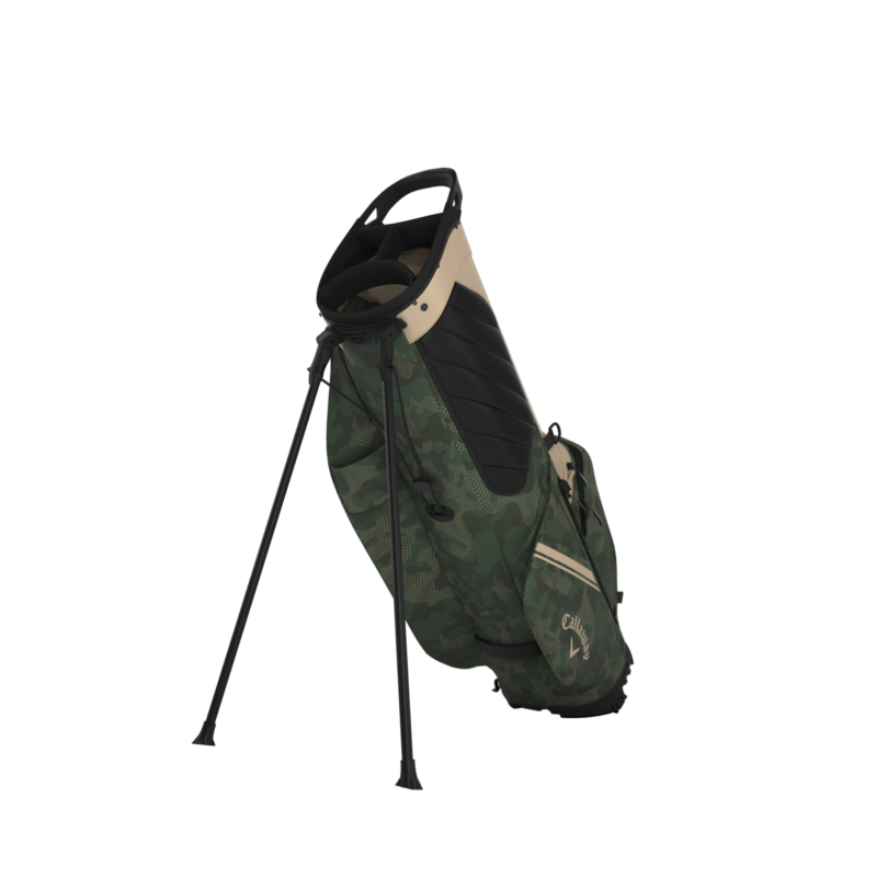 Alternative view of Callaway Chase Dry Stand Bag Tan/Grün/Camo | Wasserdichtes Golfbag